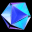 1/4 unit basic Regular icosahedron