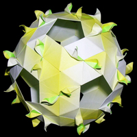 Hexagonal unit Ribbon ver.Triangular unit