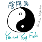 Yin and yang fish