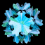 Crystal of ice arrangement