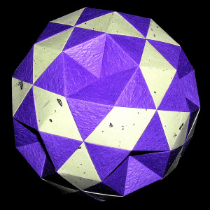 Triangular unit plain different polyhedron