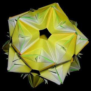 ぶくぶくのとげとげのくるくる モジュラータイプ ユニット折り紙 ギャラリー Origamio Com